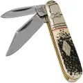 Rough Ryder Barlow Buckshot Bone foldekniv
