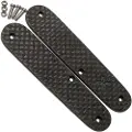 Flytanium Carbon Fiber Scales for Victorinox Cadet SAK - Classic Flat