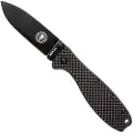 ESEE Zancudo D2 foldekniv, carbon fiber, svart