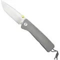 The James Brand The Barnes - Titanium / Stainless / Titanium / Straight foldekniv