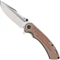 Kansept Knives Pretatout foldekniv, tan micarta, clip point
