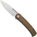 CIVIVI Cetos foldekniv, brown micarta