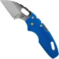 Cold Steel Mini Tuff Lite Plain Edge Blue foldekniv