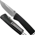 The James Brand The Barnes - Black / Stainless / Titanium / Straight foldekniv