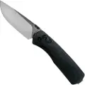 The James Brand The Carter - Black / Stainless / Micarta / Straight foldekniv