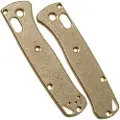 Flytanium Classic Brass Scales for Benchmade MINI Bugout - Antique Stonewash