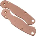 Flytanium Classic Copper Scales for Spyderco Paramilitary 2 - Stonewash handle scales