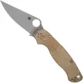 Spyderco Para Military 2 Cru-Wear foldekniv, brown micarta