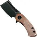 Kansept Knives Mini Korvid foldekniv, brun