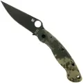 Spyderco Military foldekniv, Digital Camo, svart