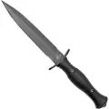 Spartan Blades Harsey Dagger dolk, black/black, black nylon sheath