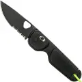 The James Brand The Redstone - Black / Black / PP / Serrated foldekniv