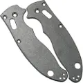 Flytanium Titanium Scales for Spyderco Manix 2 - Antique Stonewash
