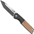 Kansept Knives Warrior Linerlock Brn Micarta foldekniv