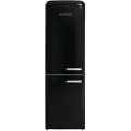 Gorenje Retro Collection ONRK619DBK-L - Kjøleskap/fryser - bunnfryser - bredde: 60 cm - dybde: 66.1 cm - høyde: 194 cm - 300 liter - Klasse D - svart