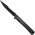 Ocaso Solstice Harpoon Black foldekniv, Carbon Fibre