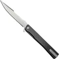 Ocaso Solstice Harpoon Satin foldekniv, Carbon Fibre