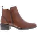 Pikolinos for woman. W6W-8950 Brown Malaga Leather Ankle Boots (37), 3 to 5 cm, Zip, Casual