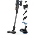Electrolux EP71B14WET, Støvsuger med stang, Uten pose, Blå, 0,3 l, Tørr & våt, Syklonisk