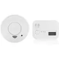 Smartwares FSE-19204, 40 m², 85 dB, Hvit, Batteri, 4,5 V