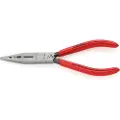 Knipex 13 01 160, Nesetang, Kromvanadiumstål, Plast, Rød, 160 mm, 112 g