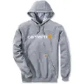 Carhartt Signature Logo Hoodie Mens Heather Grey S