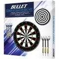 Bullet 45cm sisalpil og 6 kulepiler
