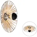QAZQA Oriental vegglampe beige med perler - Moti