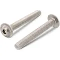 Schaefer & Peters M5X10 ISO 7380 A2 button head skrue med flange fuldt gevind - (500 stk.)