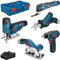 Bosch 5 TOOL KIT 12V GSR/GST/GOP/GKS/GSA 3X3 XLB