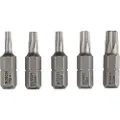 Bosch 5-delers skrutrekkerbits-sett, ekstra hard (Torx) T 10, T 15, T 20, T 25, T 30, 25 mm