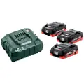 Metabo BASIC SET 3 X LIHD 4.0 AH, Batteri- og ladersett, Lithium-Ion High Density (LiHD), 4 Ah, 18 V, Metabo, 12 - 36 V