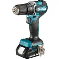 Makita DHP487RAJ - Hammerbor/driver - trådløs - 2 hastigheter - nøkkelfri borhylse 13 mm - 40 N·m - 2 batterier - 18 V