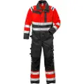 Fristads Høy synlighet kjeledress cl 3 8026 PLU Hi-Vis Oransje / Marineblå XL