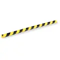 Durable 1127130, Polyuretan (PU), Sort, Gult, Flat, 1000 mm, 25 mm, 1,71 kg