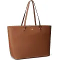 Ralph Lauren for woman. 431911655002 Karly brown cross body leather tote bag (OSFA), Casual
