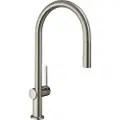 Hansgrohe HG Talis M54 køkkenarmatur 210 - 2jet, med udtræk, steel. C-tud
