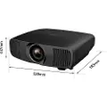 Epson EH-LS12000B - 3 LCD-projektor - 2700 lumen (hvit) - 2700 lumen (farge) - 4K - 16:9 - 4K - LAN - svart