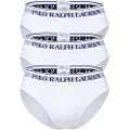 Ralph Lauren for man. 714835884001 Pack of 3 white Classic briefs (XXL), Homewear, Cotton