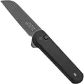 The James Brand The Wells - Black / Black / Aluminum / Straight foldekniv
