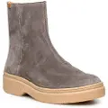 El naturalista for woman. 2590111R3005_039 Leather ankle boots N5901 Arpea grey -Heel height 4,5cm (38), 3 to 5 cm, Zip, Casual