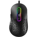 Mountain MAKALU 67 spillmus - svart, 19 000 DPI, 67g, RGB-belysning