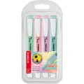 Stabilo Swing Cool Pastel highlighter sæt 4stk