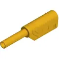Sks Hirschmann MST S WS 30 Au Laboratoriestik Stik, lige Stift-diameter: 2 mm Gul 1 stk