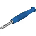 Sks Hirschmann MSTF 2 bl Lamelstik Stik, lige Stift-diameter: 2 mm Blå 1 stk