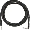 Fender Profesjonell 10 Fot Lang Rett/Vinklet Instrumentkabel Svart