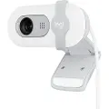 Logitech | BRIO 100 - Webkamera - Full HD - 1920 x 1080 - innbygget mikrofon - USB-C - Off-White