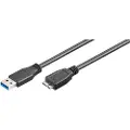 Goobay USB-A <-> USB Micro-B 3.0 - 1.8m - Svart