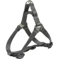 Trixie Premium One Touch harness, M: 50–65 cm/20 mm, graphite