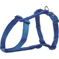Trixie Premium H-sele, L: 60–80 cm/25 mm, blå